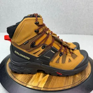 Salomon Quest 4 GTX Boots Men's Size 10.5 Brown Gore-Tex Hiking Outdoor High
