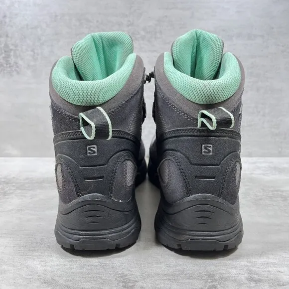 Salomon Quest Prime GTX Gore-tex Waterproof Hiking Boots - Women's Size 8 - Gray