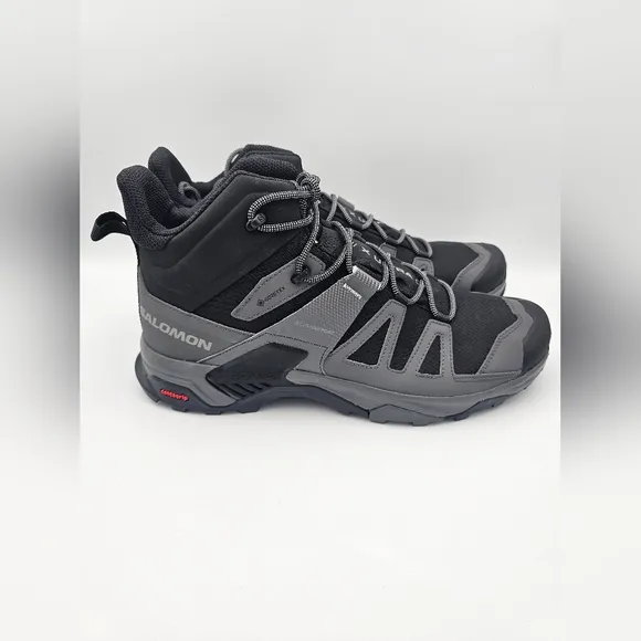 Salomon X Ultra 4 Mid GORE-TEX 'Black Magnet' Hiking Boots