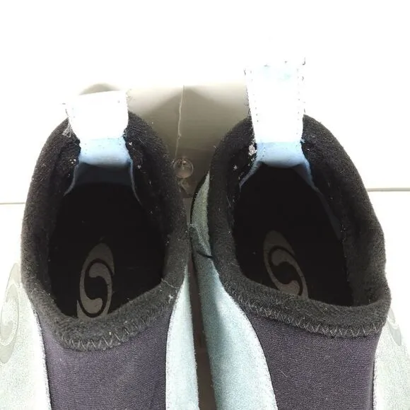 Salomon Women's VTG US7 Baby Blue Suede Contagrip Slip On SnowClog Hiking Boots