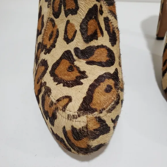 Sam Edelman Animal Print Ankle Boots Women's Size 9 M