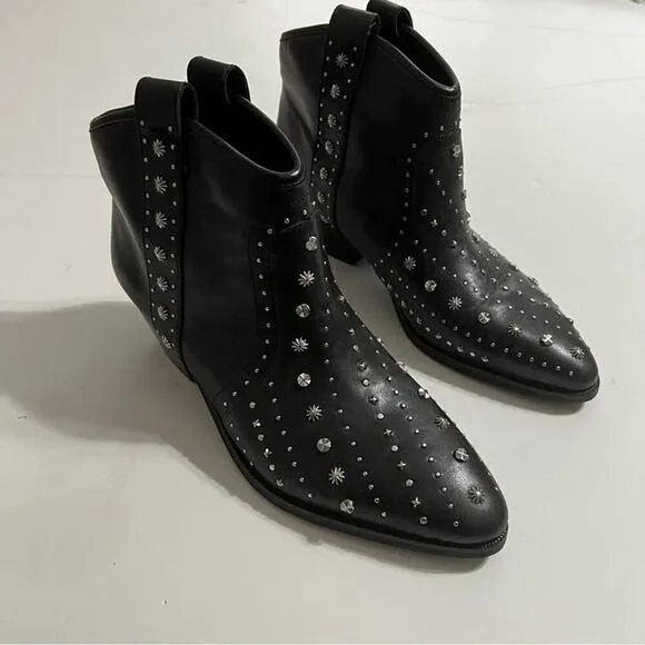 Sam Edelman Black Brian Western Bootie Size 6.5
