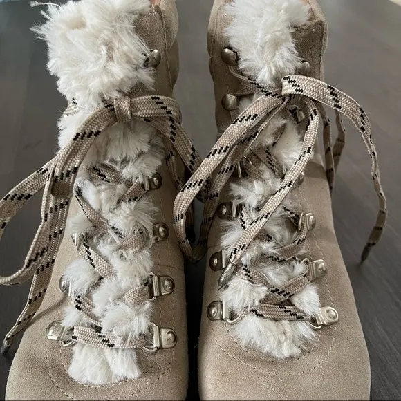 Sam Edelman Darrah beige ankle Boots booties