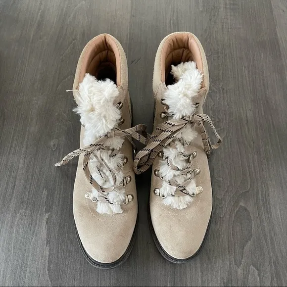 Sam Edelman Darrah beige ankle Boots booties