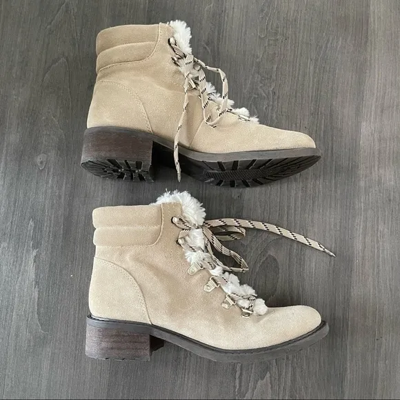Sam Edelman Darrah beige ankle Boots booties