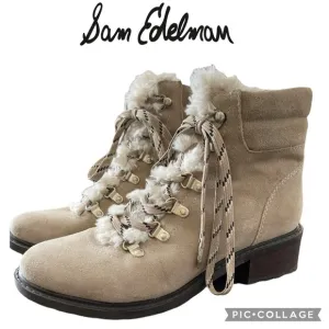 Sam Edelman Darrah beige ankle Boots booties