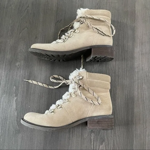 Sam Edelman Darrah beige ankle Boots booties