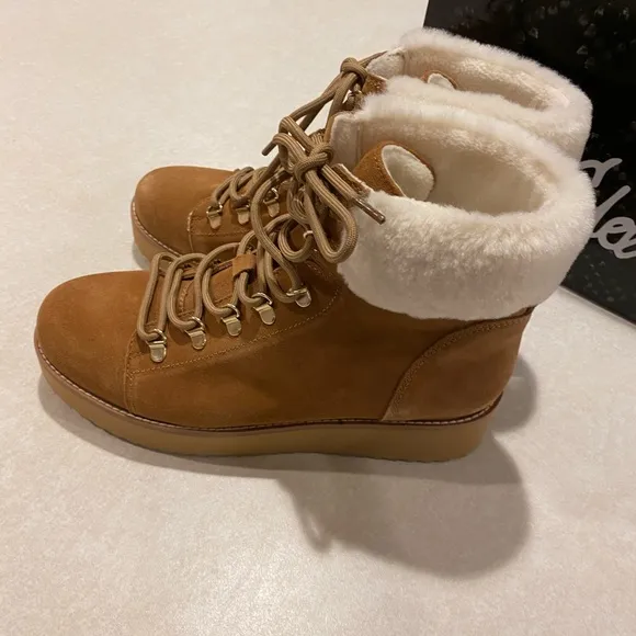 Sam Edelman Fran Faux Fur Trim Boots
