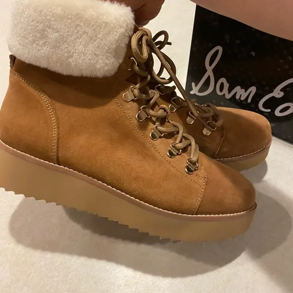 Sam Edelman Fran Faux Fur Trim Boots