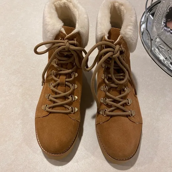 Sam Edelman Fran Faux Fur Trim Boots