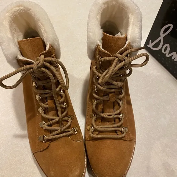 Sam Edelman Fran Faux Fur Trim Boots