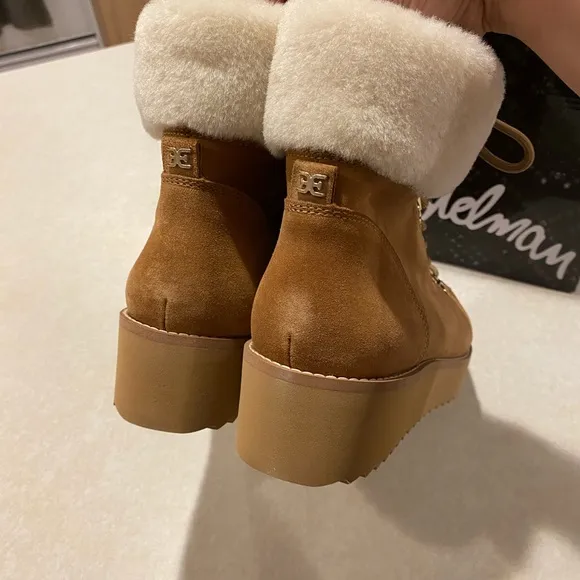 Sam Edelman Fran Faux Fur Trim Boots
