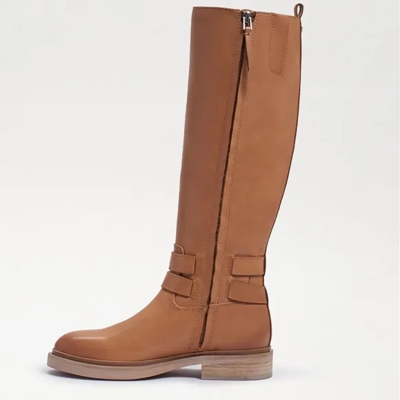 Sam Edelman Freda Leather Tall Knee High Boots Size 5