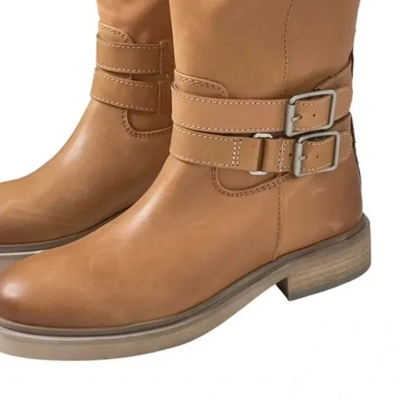 Sam Edelman Freda Leather Tall Knee High Boots Size 5