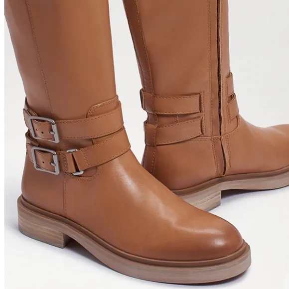 Sam Edelman Freda Leather Tall Knee High Boots Size 5