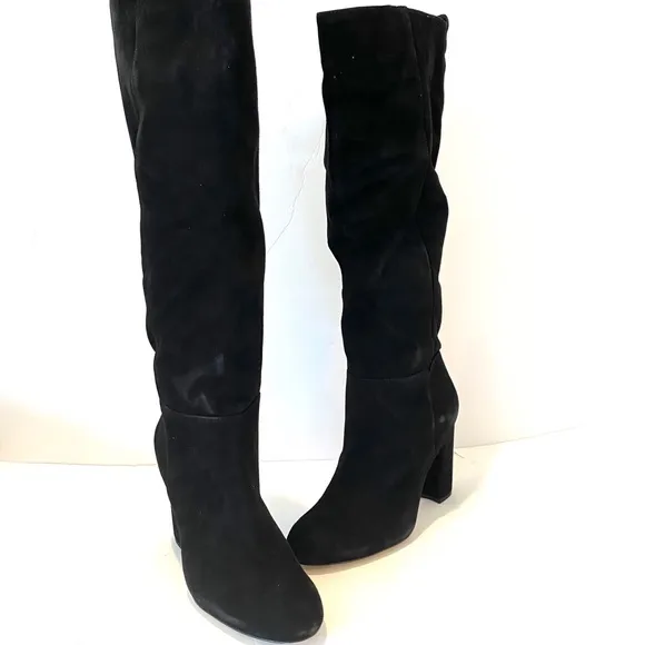 Sam Edelman Knee-High Block Heel Boots…