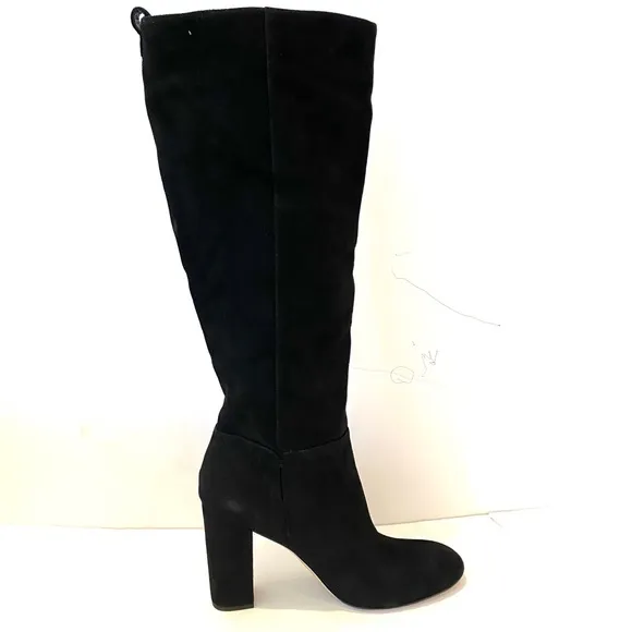Sam Edelman Knee-High Block Heel Boots…