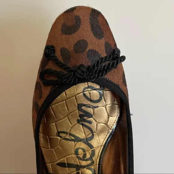 Sam Edelman Leopard Print Hope 211 Low Heeled Shoes