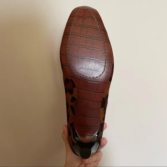 Sam Edelman Leopard Print Hope 211 Low Heeled Shoes