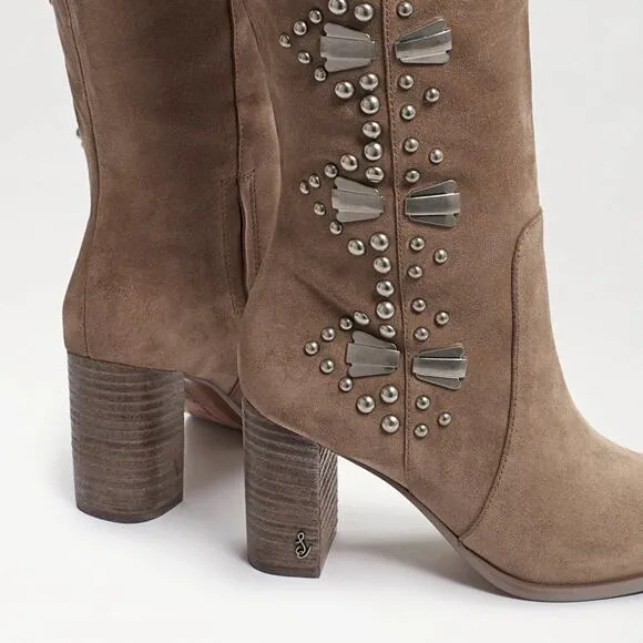 Sam Edelman Oma tan suede knee-high boots size 9.5