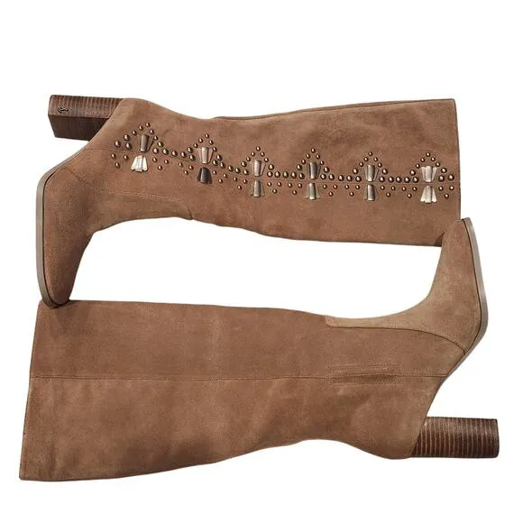 Sam Edelman Oma tan suede knee-high boots size 9.5