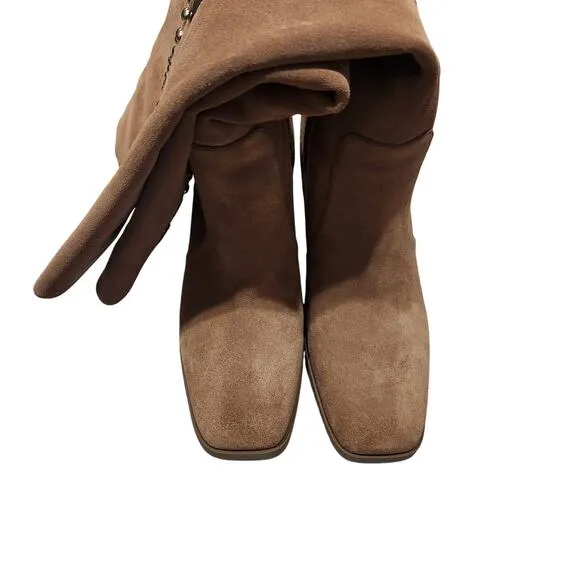 Sam Edelman Oma tan suede knee-high boots size 9.5
