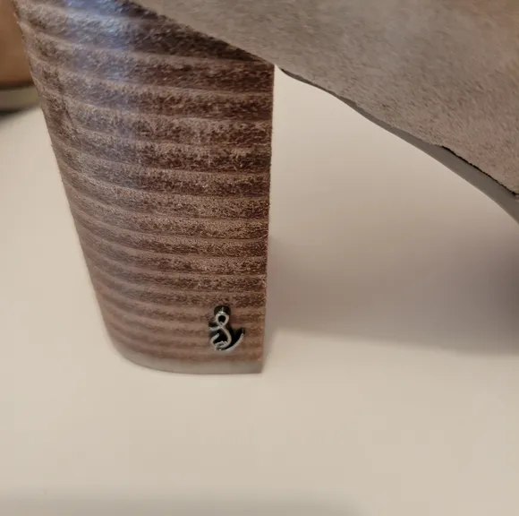Sam Edelman Oma Women's Deep Taupe Heeled Boots Size 9