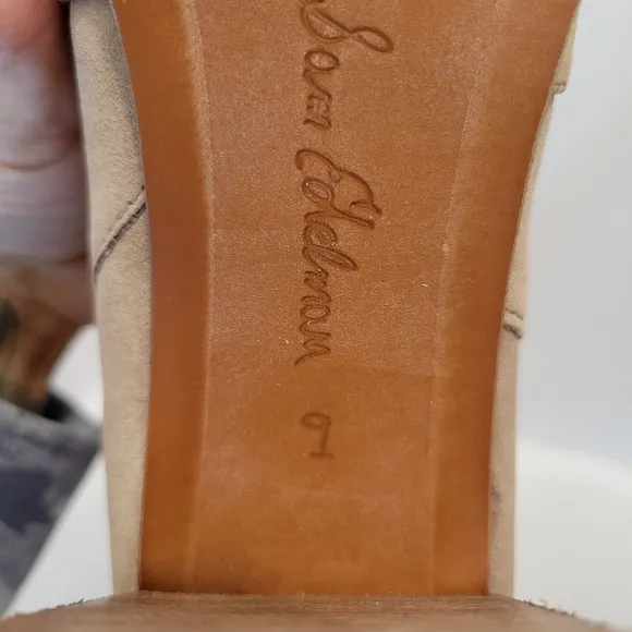 Sam Edelman Oma Women's Deep Taupe Heeled Boots Size 9
