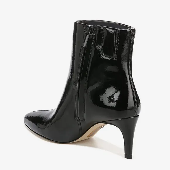 Sam Edelman Patient Black Ankle Boots Size 10 New In Box