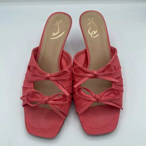 Sam Edelman Pia Sandal Heels in Pink, Size 8