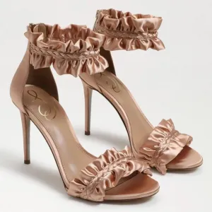 Sam Edelman Sawyer Rosa Satin Heels Size 8