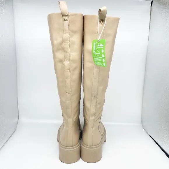 Sam Edelman Women's Larina Waterproof Boots Sesame Size 7 M