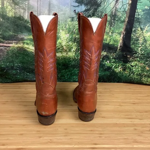 Sanders Cowboy Boots Hand Crafted in Mexico 9.5A
