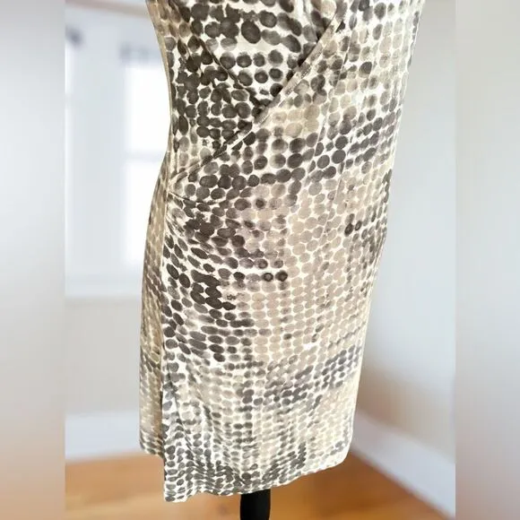 Sarah Pacini Sleeveless Tunic Faux Wrap dress Size M