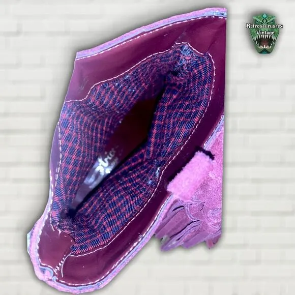 SBICCA Fringe Boots Wine