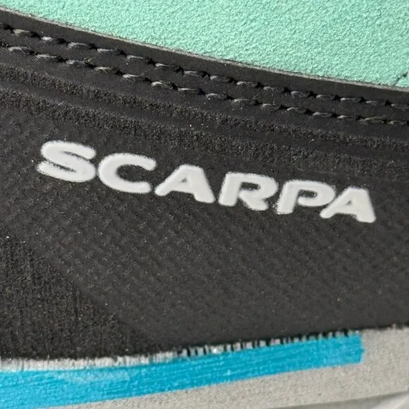 Scarpa Zodiac Tech GTX Mountaineering Boots Green Blue EU39/ US W7.5 New w/ Tags