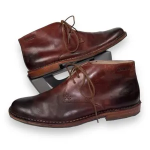 Sebago Tremont Smooth Leather Chukka Boots Brown B19610 Men's 10D