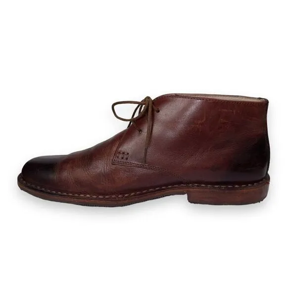 Sebago Tremont Smooth Leather Chukka Boots Brown B19610 Men's 10D