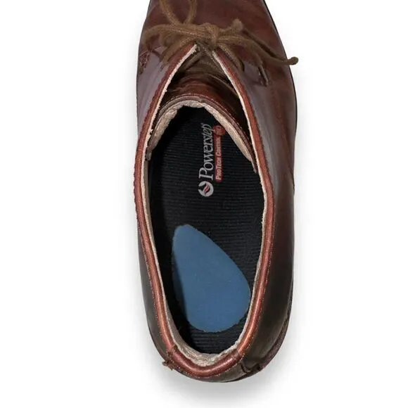 Sebago Tremont Smooth Leather Chukka Boots Brown B19610 Men's 10D