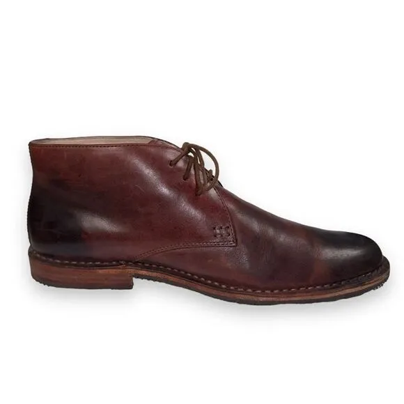 Sebago Tremont Smooth Leather Chukka Boots Brown B19610 Men's 10D