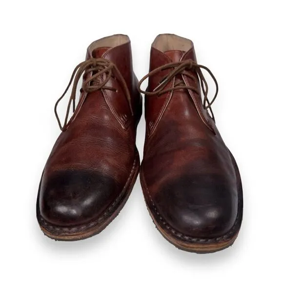 Sebago Tremont Smooth Leather Chukka Boots Brown B19610 Men's 10D