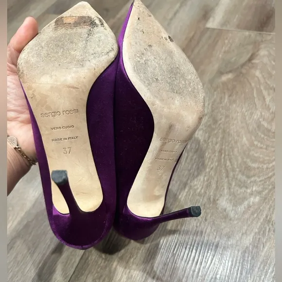 Sergio Rossi Purple Women's Heels