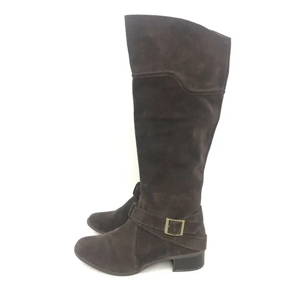 Seychelles Size 8 Brown Safari Suede Knee Boots