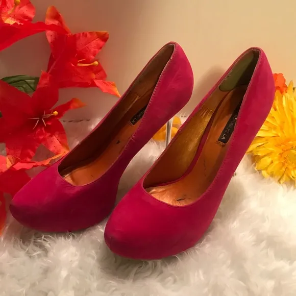 Shoe Republic La Suede Heels