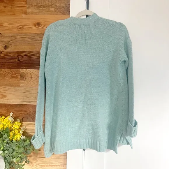Show Me Your Mumu Fireside Sweater Peaceful Seafoam Green