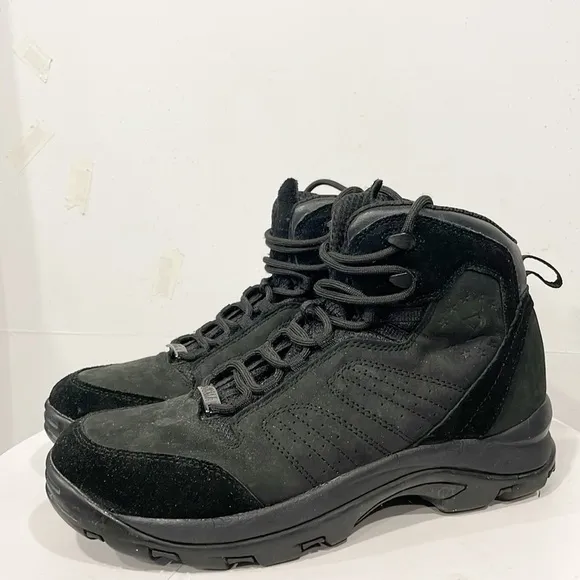 Sigma Men’s Genuine Leather Upper Work Boots Sz 8 Black Lace Up