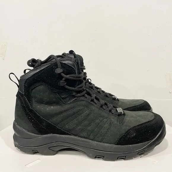 Sigma Men’s Genuine Leather Upper Work Boots Sz 8 Black Lace Up