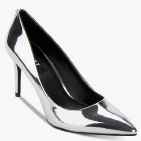 Silver Stiletto Heels new 3inch heels