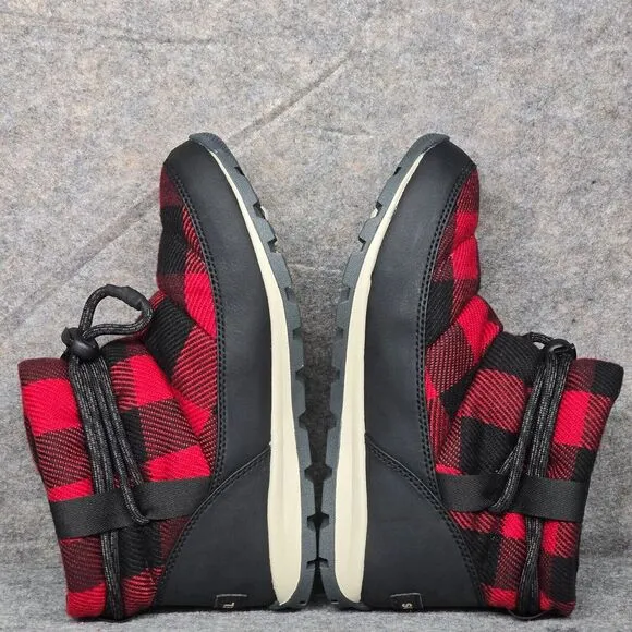 Size 6.5 - Sorel Whitney Short Lace Women's‎ Winter Snow Boots Red Black Plaid
