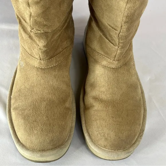 Skechers Australia Mid-Calf Faux Fur Lined Winter Boots Size 8